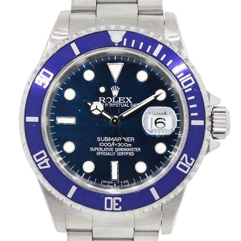 rolex 16610 blue bezel